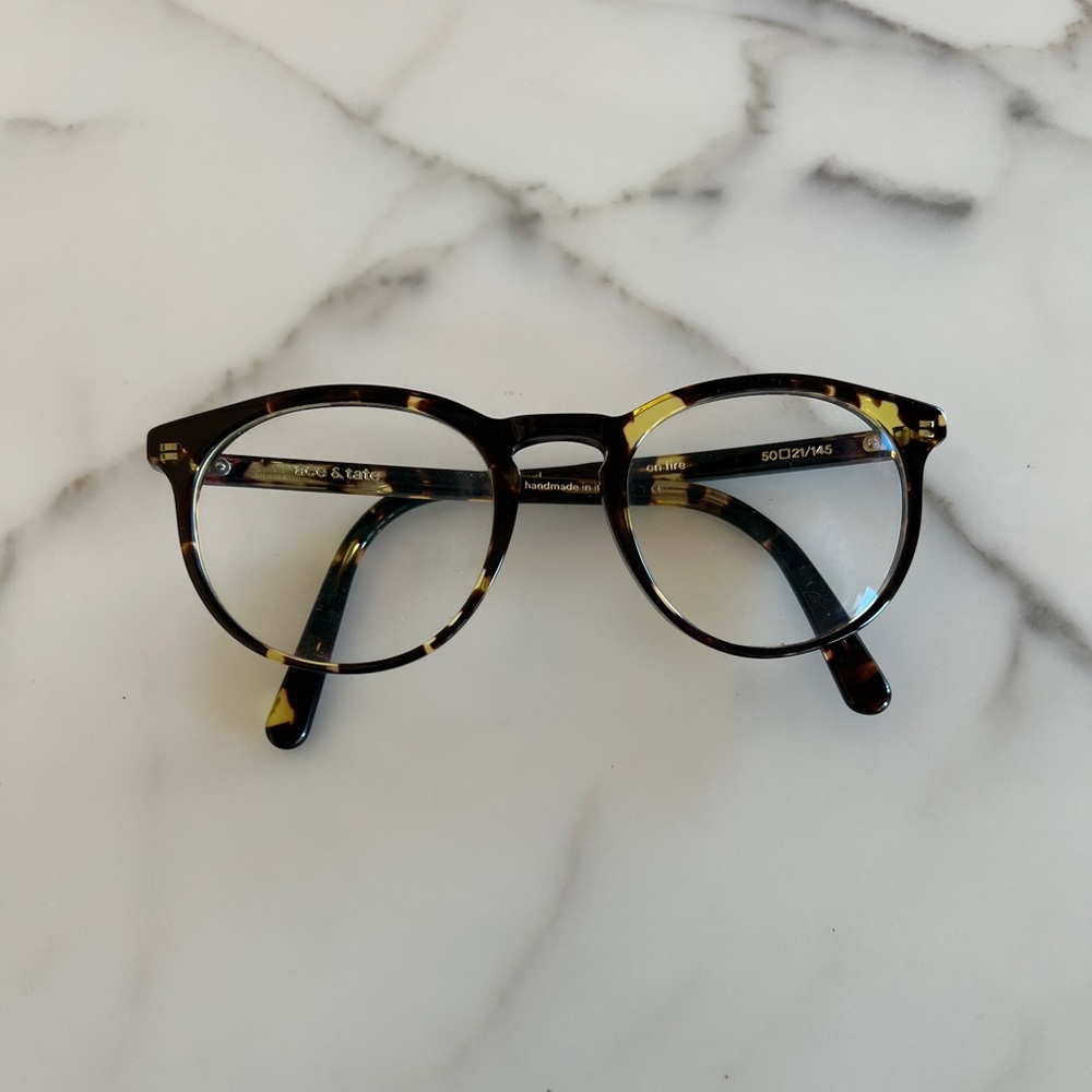 Ace & Tate Floyd On Fire glasses EUC 50 21/145